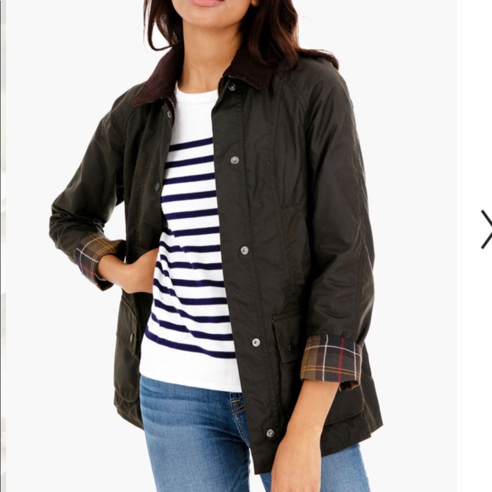 USED CLASSIC OLIVE BEADNELL WAX JACKET